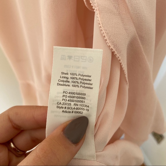 WILFRED Louise Ruffle Rose Quartz Dress -Size XXS - Picture 5 of 5